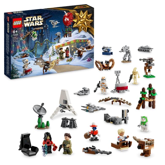 🎅 LEGO 75366 Star Wars Adventskalender 2023 🌟 Weihnachtskalender mit 24 Geschenken!