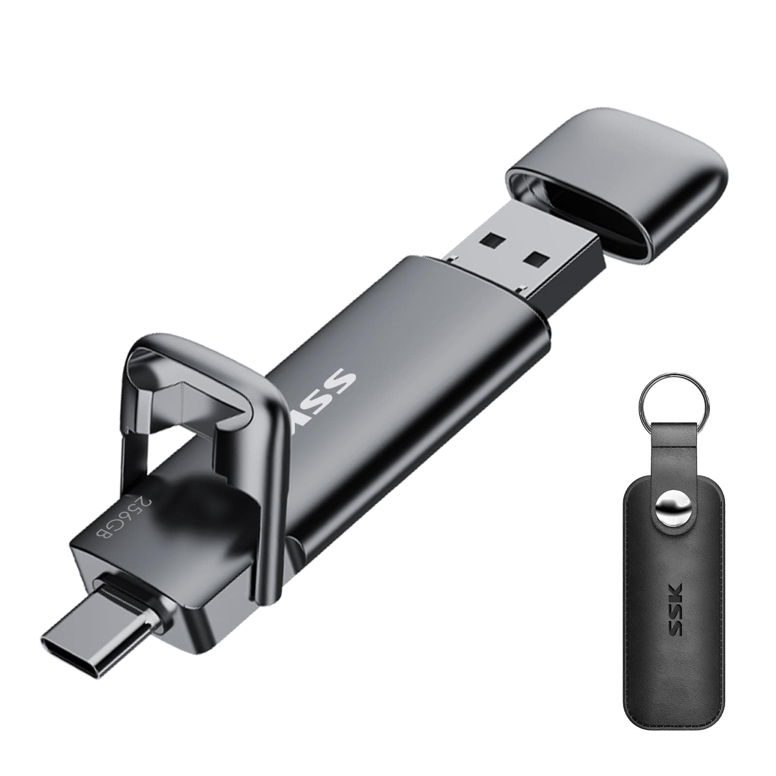 🚀 SSK USB C Externe SSD 256GB: Ultimativer Speicherplatz für Android, Laptop & Co. 🌟