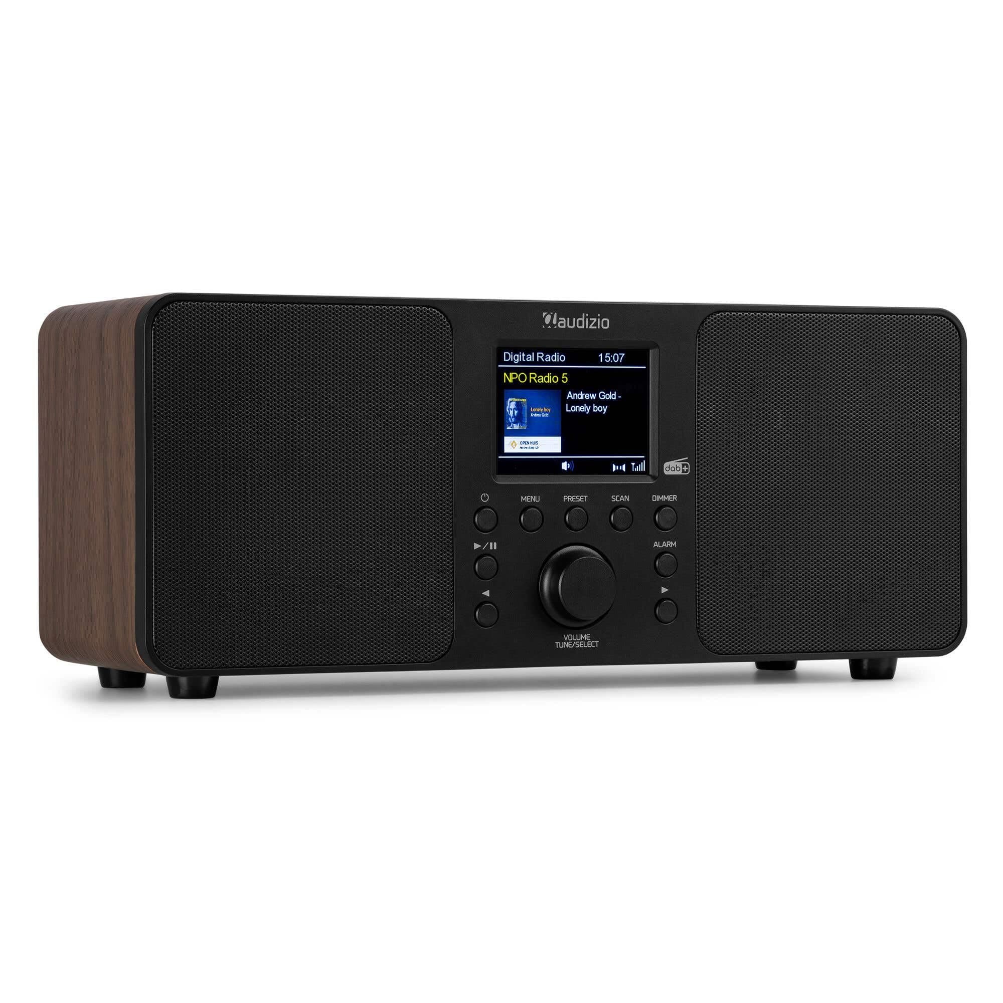 📻🔊 Audizio Genua DAB Radio mit Bluetooth - Hochwertiges Stereo DAB Plus Radio