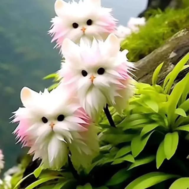 🌸🌿🌺 Worparsen 100 Stcs Katzenorchideensamen zum Pflanzen 🌺🌿🌸