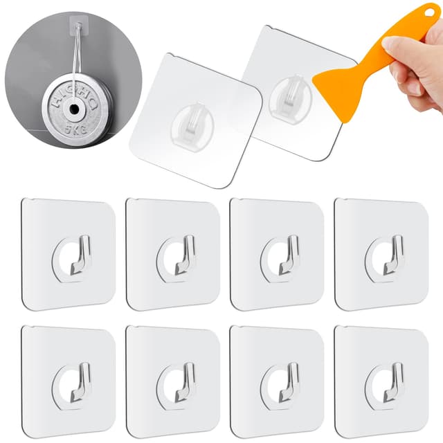 🌟 Super Deal! 20 Stück Transparente Haken 🌟