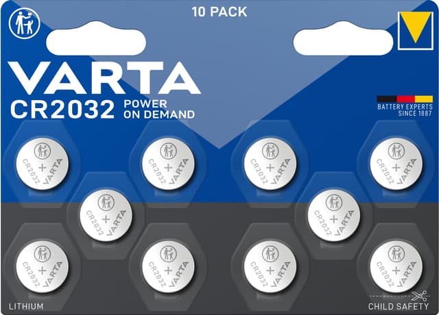 Angebot: VARTA Batterien Knopfzellen CR2032, 10 Stück 🔋🔋🔋