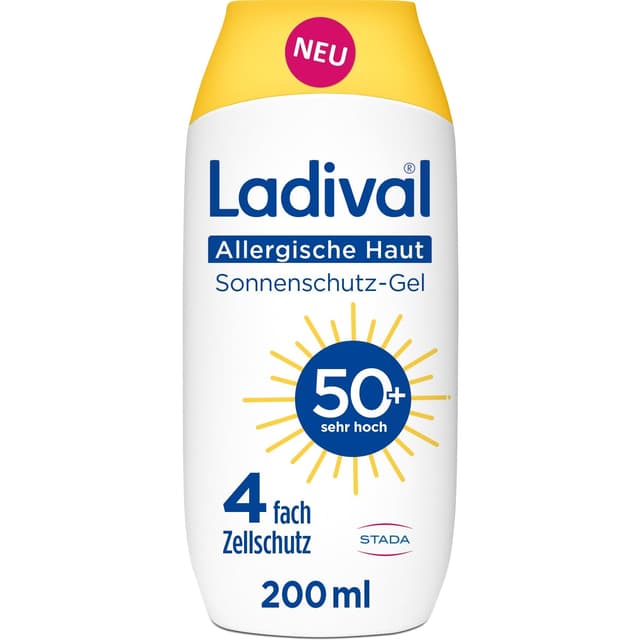 🌞 Ladival Sonnenschutz Gel LSF 50+ für allergische Haut - Sonnencreme bei Sonnenallergie & Mallorca-Akne