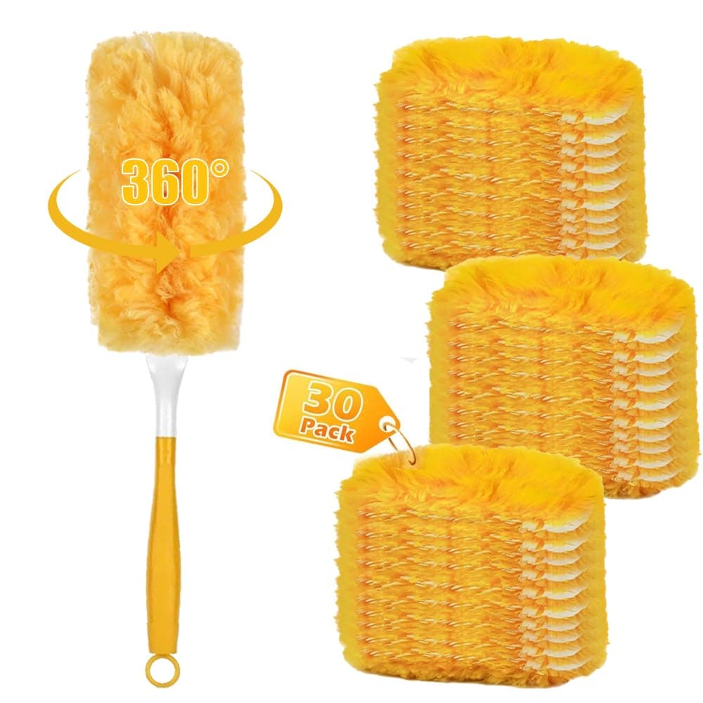 🌟 Uoimky Für Swiffer Staubmagnet Nachfüllpack, 30 Stück - 360° Staubwischer Mikrofaser Duster 🧹