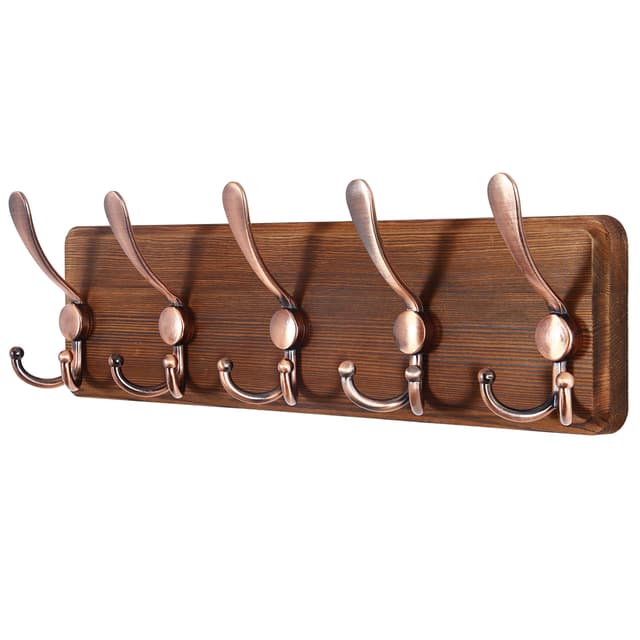 SKOLOO Garderobenleiste Holz Vintage 🧥🧢🎒