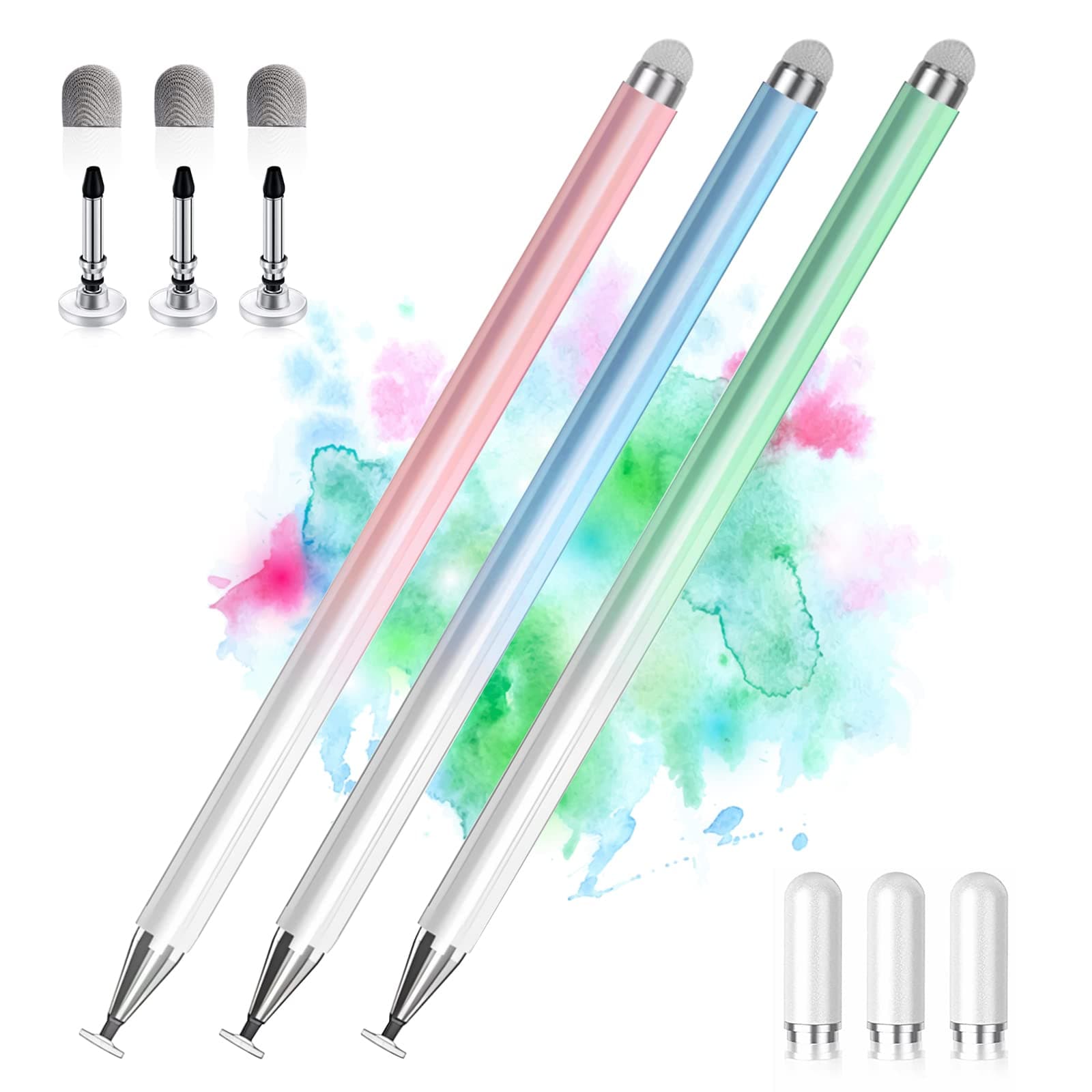 🌟 3er-Pack Tablet Stift Stylus Pen 2-in-1 Touchscreen Stift 🌈
