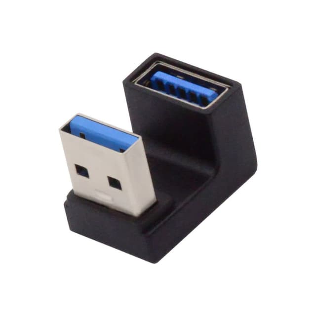 🔌📦 CY USB 3.0 Typ A Stecker auf Buchse Erweiterung Power Data Video Adapter U-Form abgewinkelt
