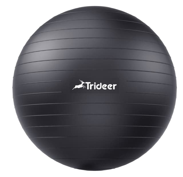 Trideer Gymnastikball – Sitzball, Pezziball & Pilates Ball für Büro & Rückentraining