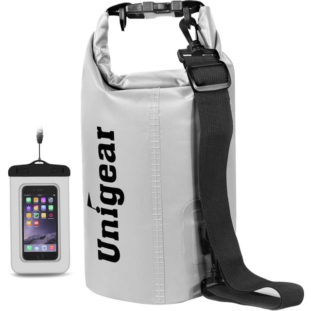 🎒 Unigear Dry Bag 2L/5L/10L/20L/30L/40L 🌊 Wasserdichter Beutel Rucksack 🏖️ Wasserdichte Taschen Seesack Packsack 🚣 mit Handytasche und Gurte 🎣