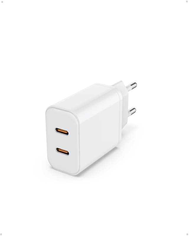 🔋 USB C Ladegerät 40W Dual Schnellladegerät für iPhone Samsung iPad Kopfhörer