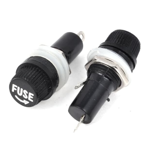 🔒🔥 Angebot: 2 Stück WECHSELSTROM 125V 15A 250V 10A PCB Sicherungshalter für 5 x 20mm Glassicherungen 🔥🔒