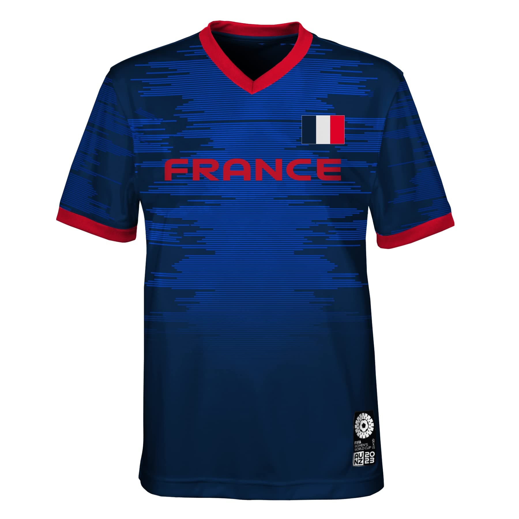 🌟 FIFA Unisex Offizielles 2023 Frauen-Fußball-Weltmeisterschaft Kinder Team Shirt, Frankreich T-Shirt (1er Pack)