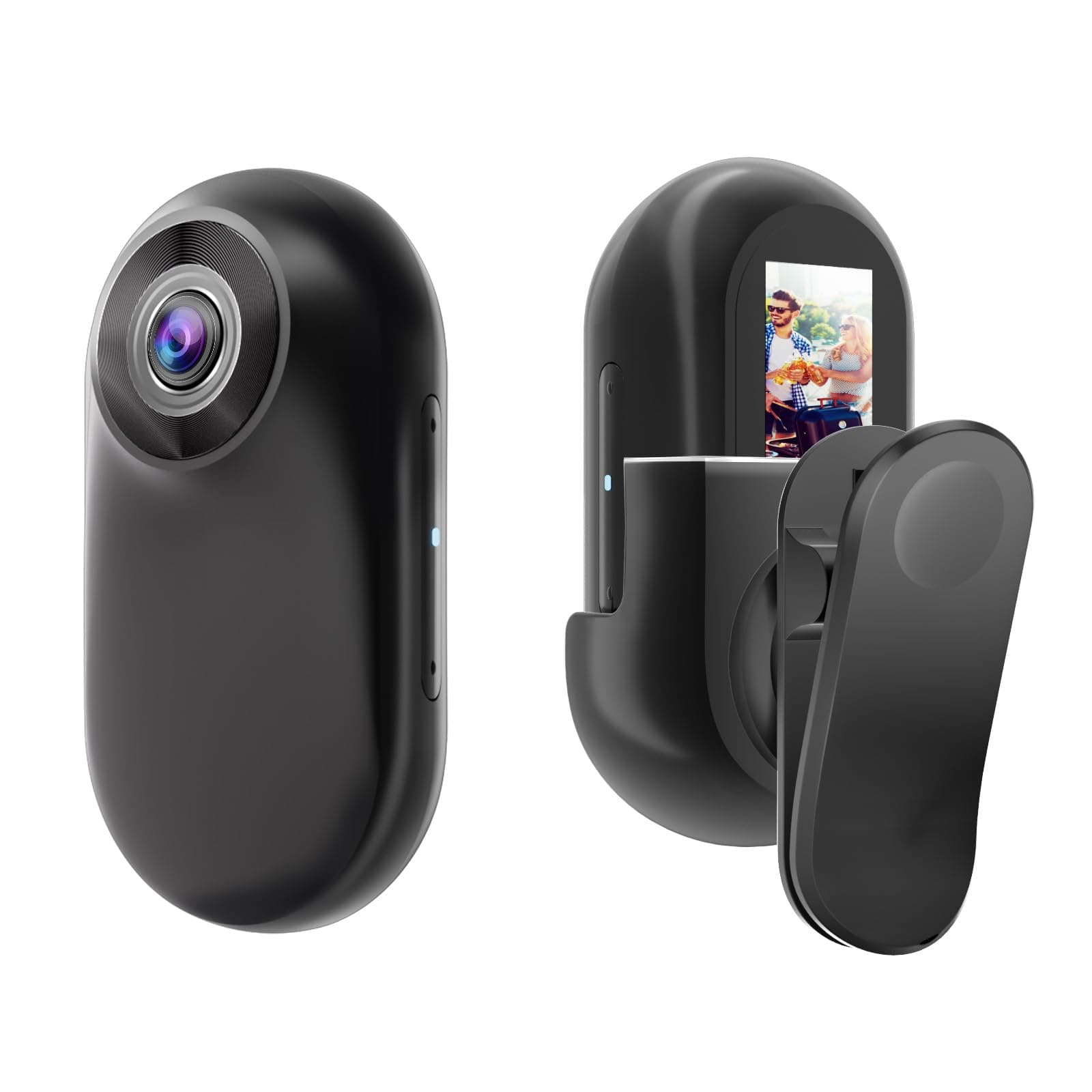 OBEST 360° Actionkamera 1080P 📷🌟 Magnetische Taschen-Daumenkamera Aktion Kamera