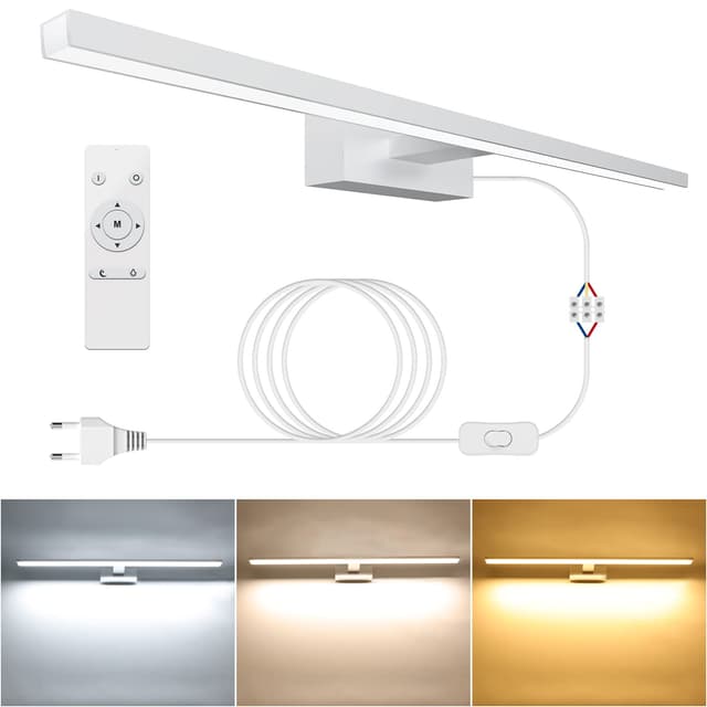 🌟 Dimmbare LED Spiegelleuchte für Badezimmer 🌈