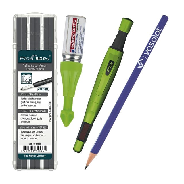 Tieflochmarker Spray grün & Pica Big Dry mit Ersatzminen 2B - Deal!
