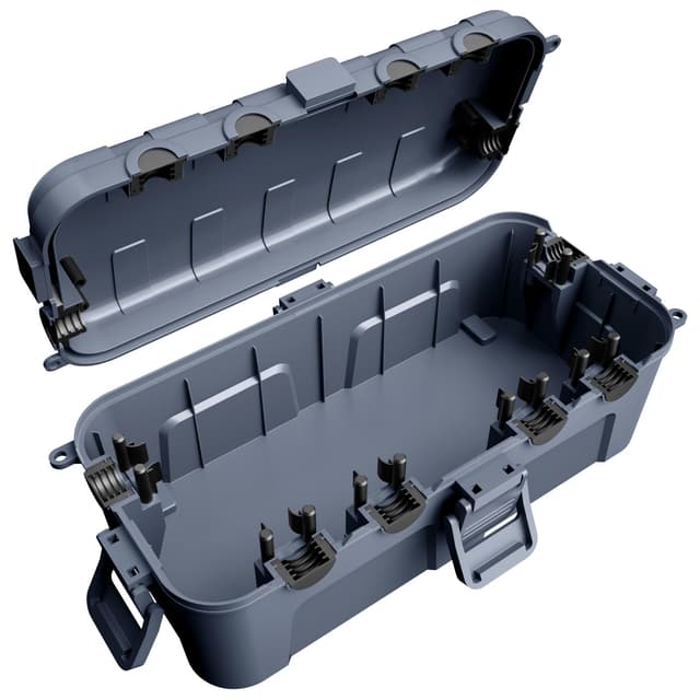 🌧️🔒 RESTMO Medium wasserdichte Kabelbox für den Außenbereich | IP54 wasserdicht | Wetterfeste Kabelbox