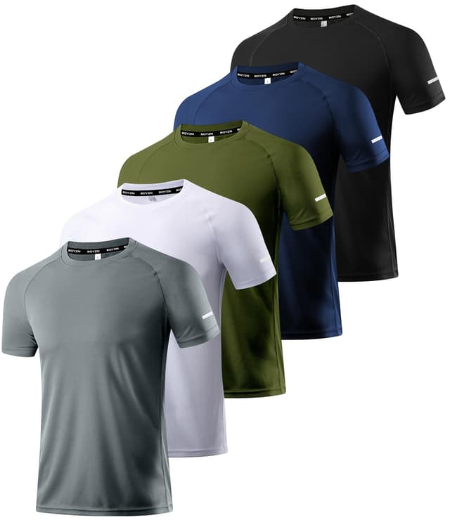 Angebot: Boyzn Sport Tshirts Herren Kurzarm 5er Pack 🏃‍♂️💪