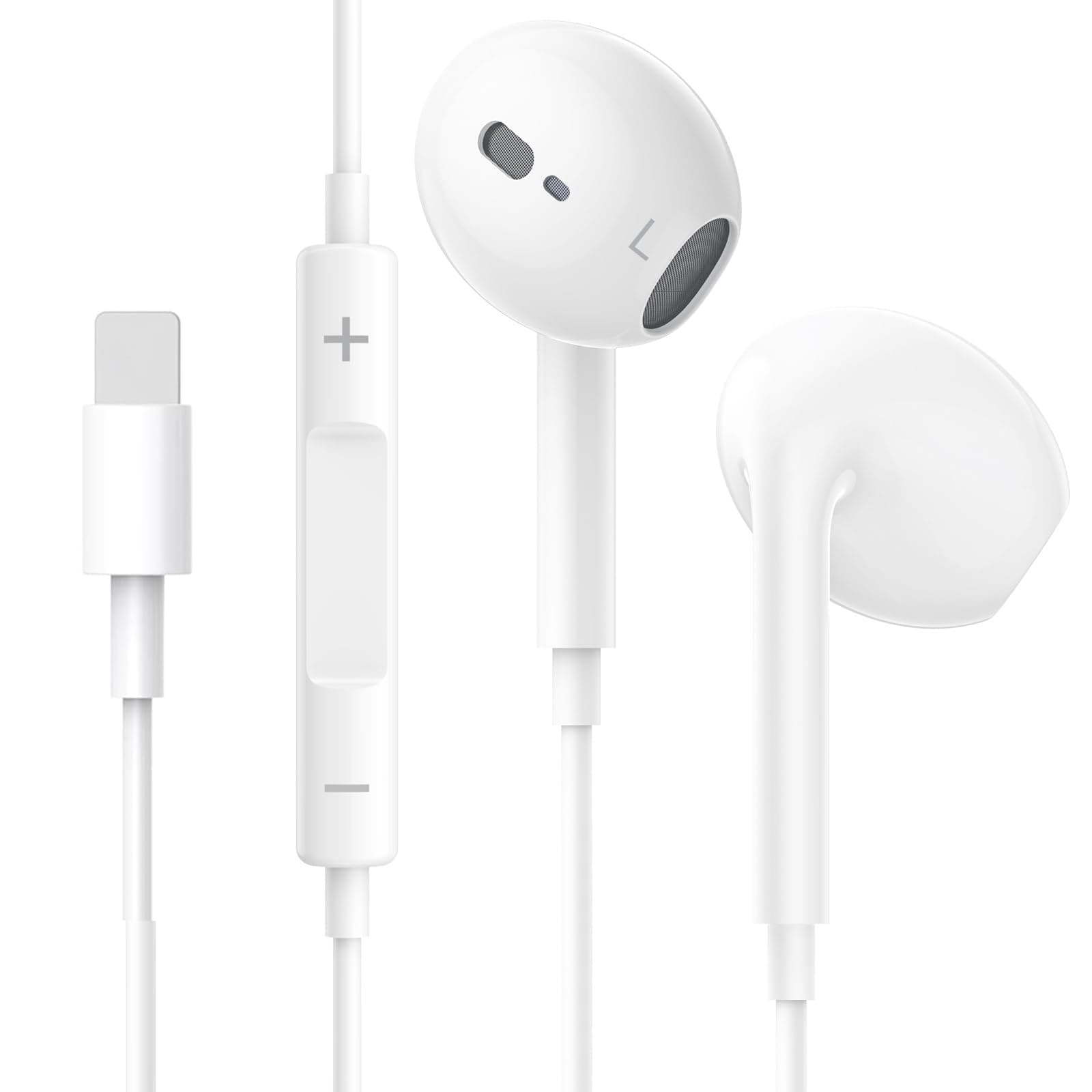 🎧 iPhone Kopfhörer mit Kabel [MFi-Zertifiziert] - Premium-Sound & Geräuschisolierung Ohrhörer