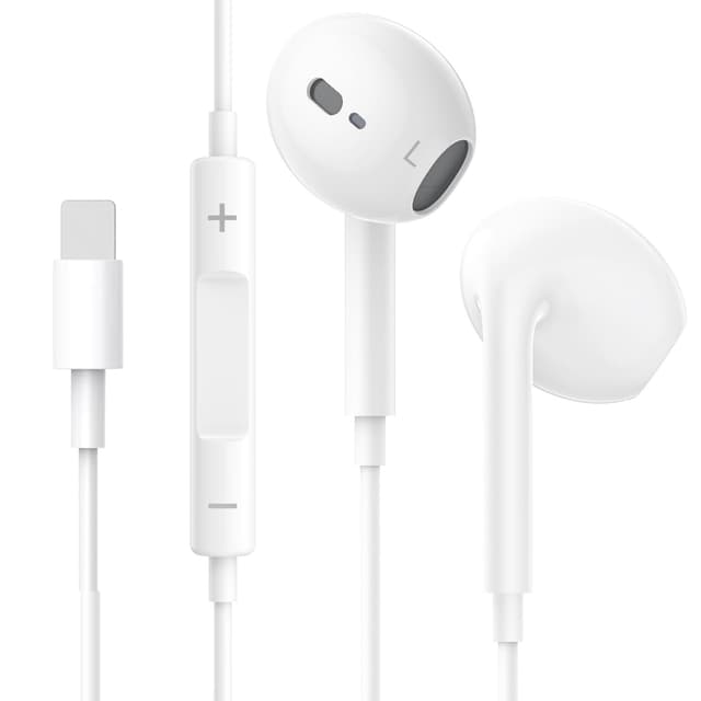 🎧 iPhone Kopfhörer mit Kabel [MFi-Zertifiziert] - Premium-Sound & Geräuschisolierung Ohrhörer