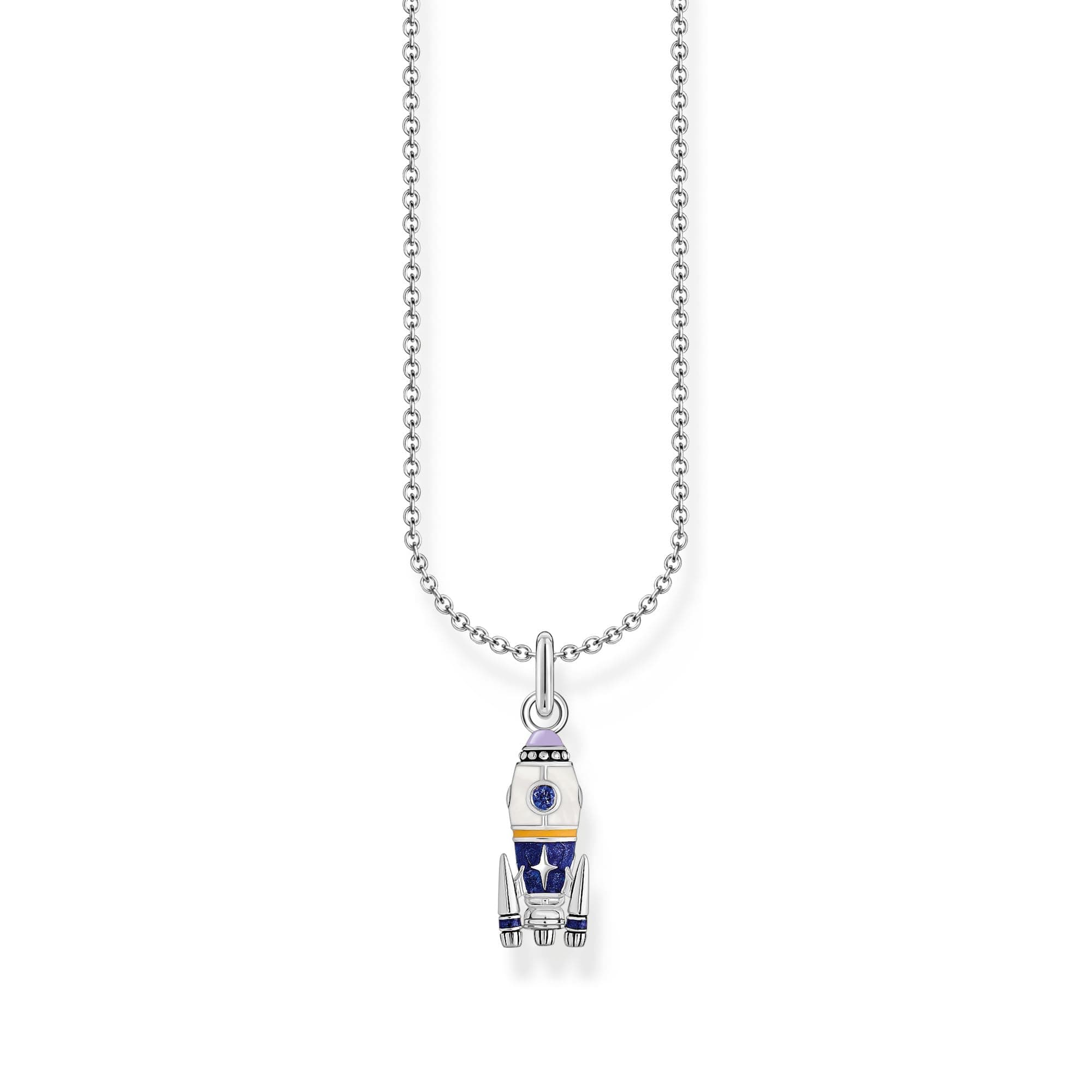 Thomas Sabo Kette mit Raketen-Anhänger 925 Sterlingsilber KE2225-347-7 🚀