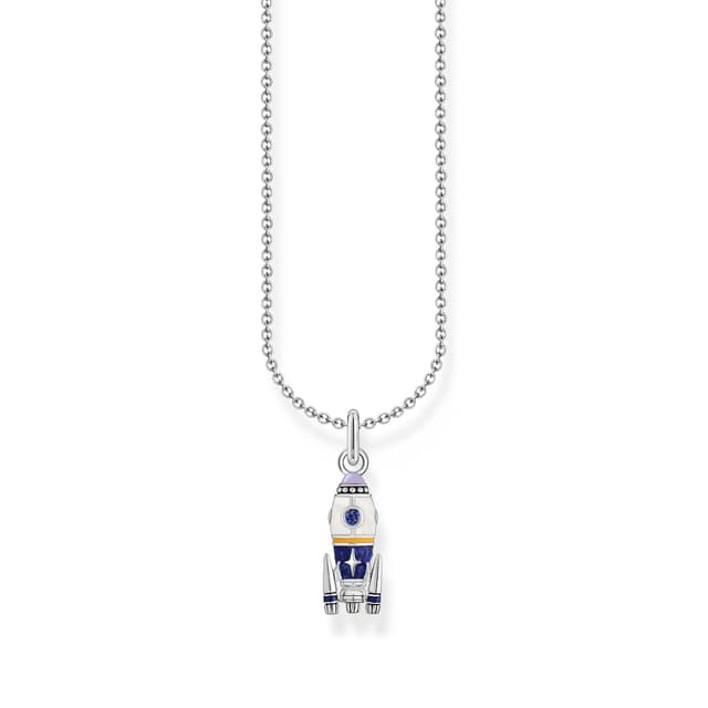Thomas Sabo Kette mit Raketen-Anhänger 925 Sterlingsilber KE2225-347-7 🚀