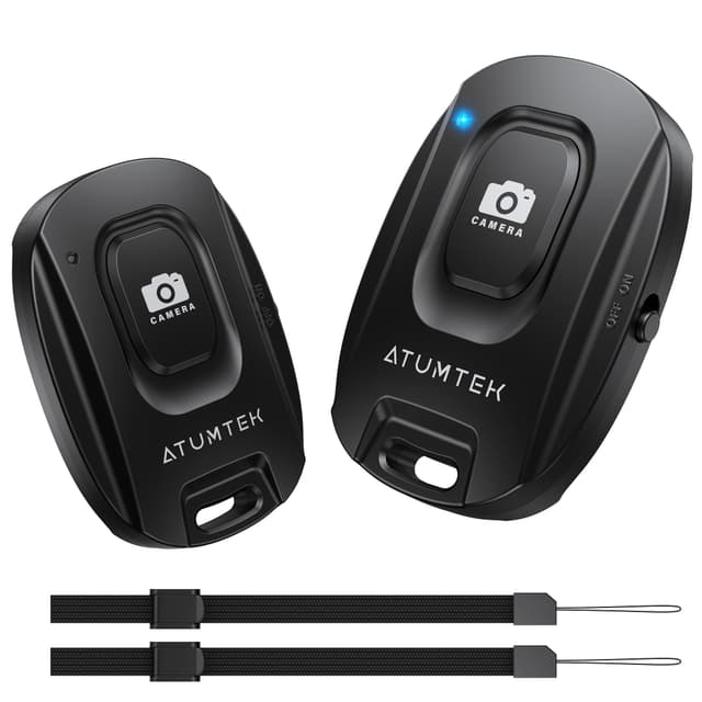 📸📱 ATUMTEK Kameraselbstauslöser für iPhone und Android-Smartphones (2er-Pack) 📸📱