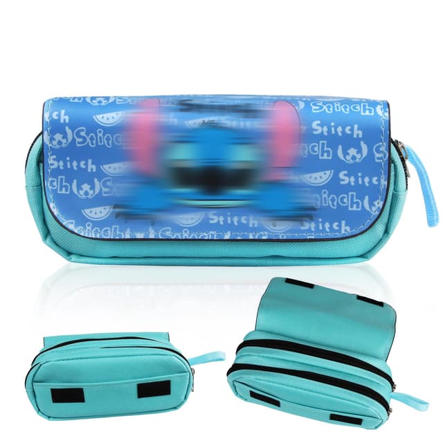 🎁 Huanmin Stit-ch Federmäppchen - Große Kapazität - Anime Design - Hochwertiges Material 🎨