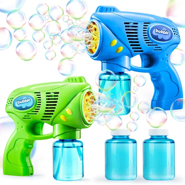 🎉 JOYIN 2 Seifenblasenpistole Set für Kinder 🎈 Sommer Spielzeug 🎁 Geburtstagsgeschenk