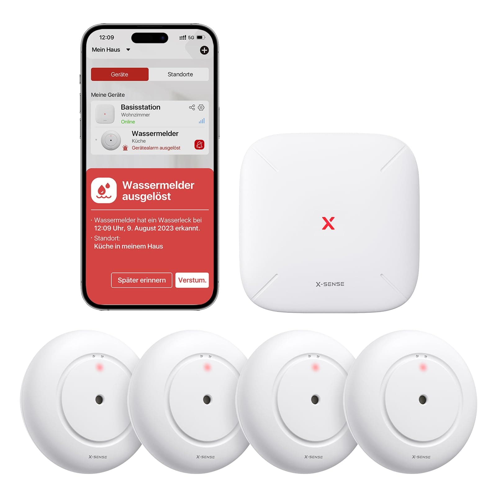 🌊🚨 X-Sense Smart Wassermelder, WLAN Wassersensor - Schützen Sie Ihr Zuhause!