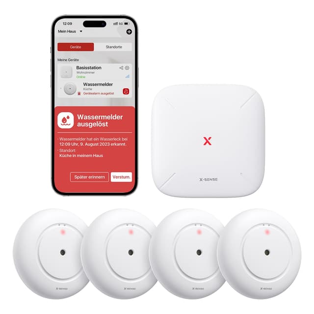 🌊🚨 X-Sense Smart Wassermelder, WLAN Wassersensor - Schützen Sie Ihr Zuhause!