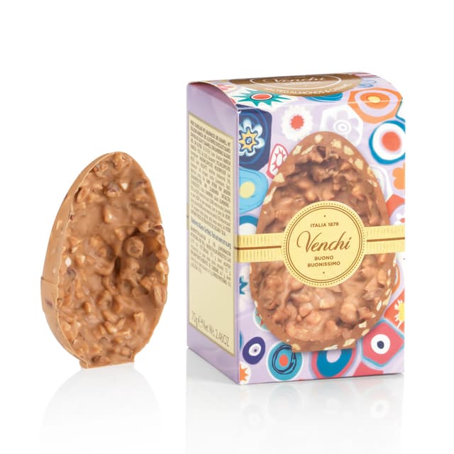 Venchi - Mignon-Schokoladenei 🍫🥚 Gourmet-Salzmandel- und Karamellgeschmack