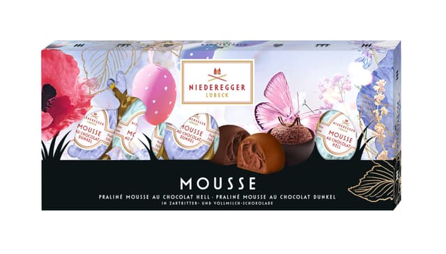 🐰🍫 Osterangebot: Niederegger Praliné-Eier Mousse Duo 100g für nur 2.70€!