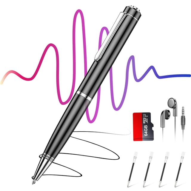 🎙️ 64GB Digitales Diktiergerät - ZIPCIDE Voice Recorder Diktiergerät 🎧