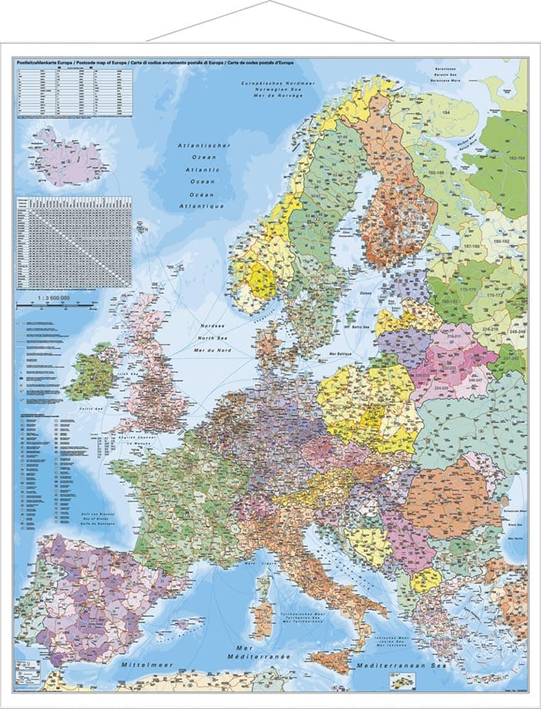 🌍 Europa Postleitzahlenkarte - Spezialangebot!