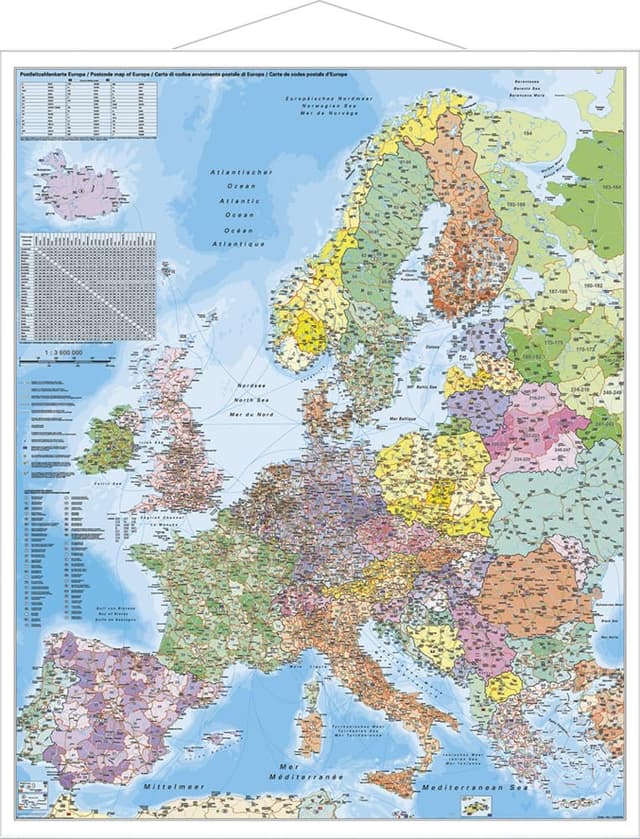 🌍 Europa Postleitzahlenkarte - Spezialangebot!