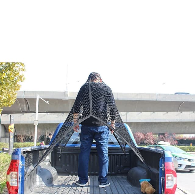 Qirc LKW-Frachtnetz | Hochelastisches Gepäcknetz für Pickup-LKW-Bett 🚚