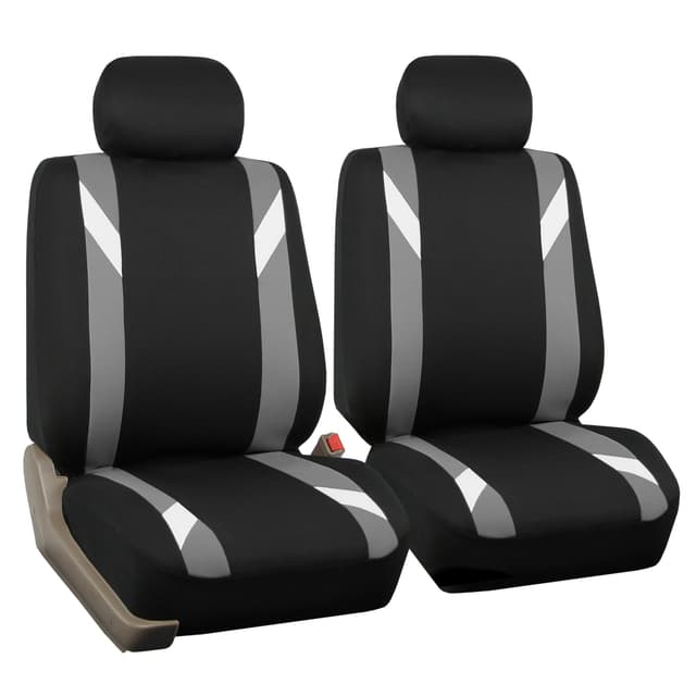 FH Group Stoff Vordersitzbezüge für SUV, Limousine, Van, Grau 🚗