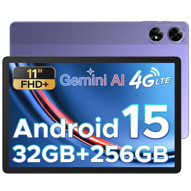 DOOGEE Tab G6+ 2025 – Neuestes Android 15 AI Tablet 11 Zoll, FHD+ mit SIM Card Slot