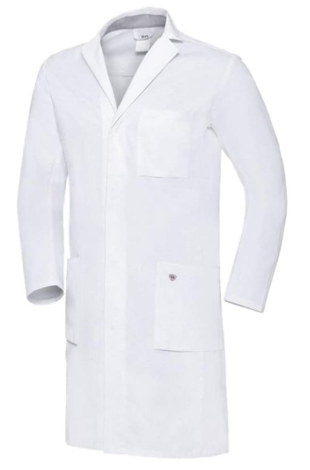 👨‍⚕️ BP 1753-130-0021-48l Arztkittel für Männer, Langarm, Arm-Lift-System, 205,00 g/m²