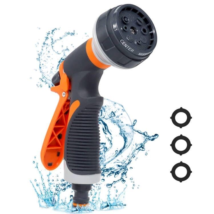 Gartenschlauch Spritzpistole,Gartenbrause,Sprühdüse - Wasserpistole für Autowäsche, Haustierdusche, Gartenarbeit