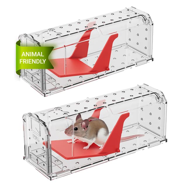 Roshield 2 x Humane MAUSEfallen für den Innen- und Außenbereich 🐭🏡
