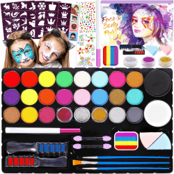 LPAOIS Kinderschminke Set 27 Farben Kinderschminken Set Angebot bei HelloDeals