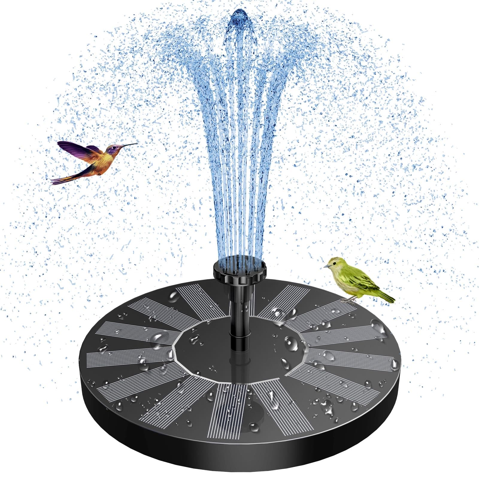 🌞🌿 AISITIN Solar Springbrunnen für Außen 2025 Verbesserter 🌊 Solar Teichpumpe für Garten 🕊️