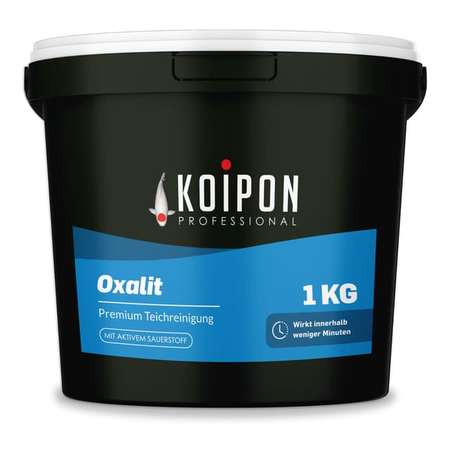 🌿🌊 KOIPON Oxalit 1 kg Teichschlammentferner - Teichreinigung mit Sauerstoff ⭐