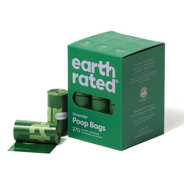 🌿🐶 Earth Rated Hundekotbeutel - 270 Stück Lavendel Nachfüllrollen 🐾🌍