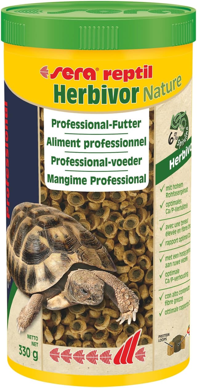🦎🌿 Sera Reptil Professional Herbivor Nature 1000 ml | Zweikomponentenfutter für Herbivore Reptilien 🌿🦎