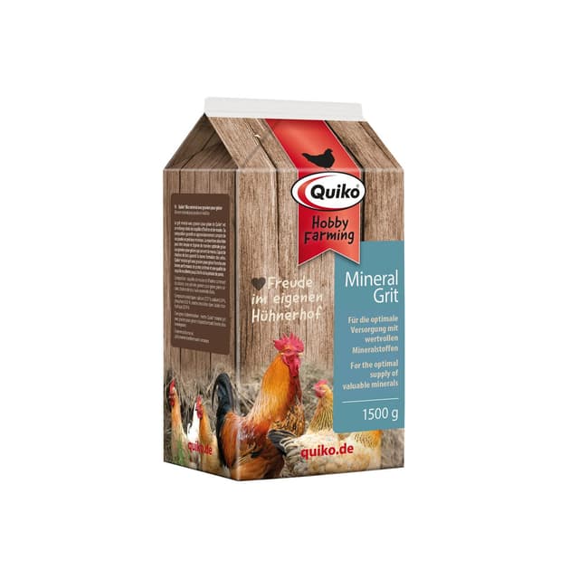 🐔🌿 Quiko Hobby Farming - Mineralgrit mit Magenkiesel 1.500g 🌿🐔