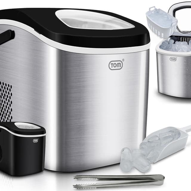 TOM Eiswürfelmaschine 🧊 Top-Angebot! Eiswürfel in Minuten! 🎁