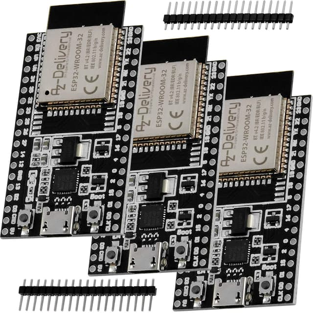 🚀 Super Angebot: AZDelivery 3 x ESP32 Board Dev Kit C V4 NodeMCU WLAN WiFi Development Board