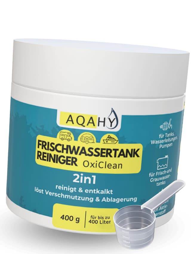 Angebot: AQAHY Wassertank Reiniger Wohnmobil Oxi Clean - Frischwassertank Reiniger 2in1 🧼🚰